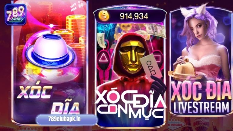 Cả 3 phi&ecirc;n bản X&oacute;c Đĩa tại 789Club đều mang đến trải nghiệm giải tr&iacute; th&uacute; vị