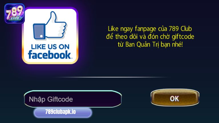 Giftcode là mã quà tặng do 789Club cung cấp cho người chơi