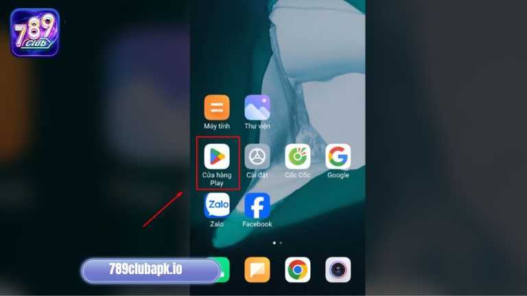 Mở tr&igrave;nh duyệt CH Play