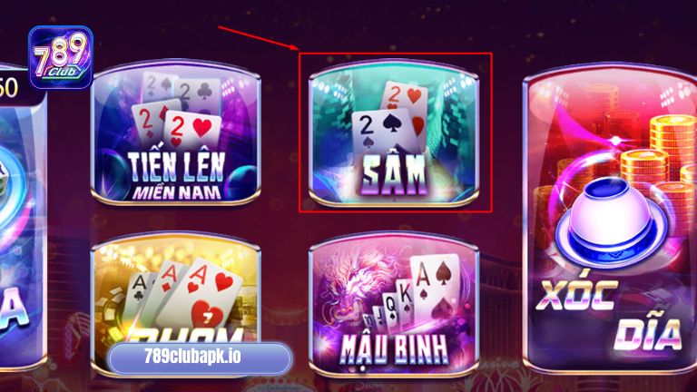 Sâm 789Club thuộc thể loại game bài được nhiều người yêu thích