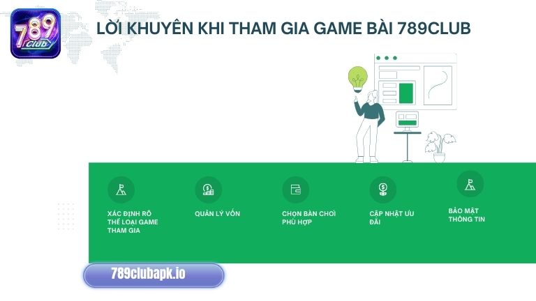Tham gia game bài tại 789Club anh em cần trang bị một số kỹ năng
