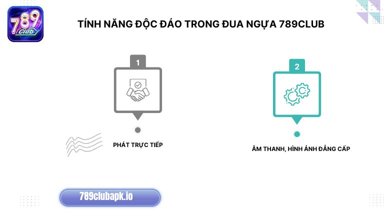 Trong Đua Ngựa tại 789Club có nhiều tính năng độc đáo