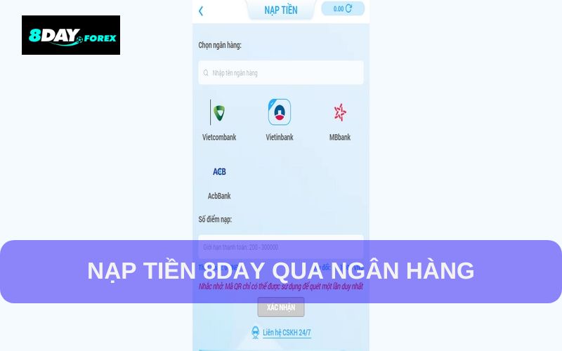 Ưu điểm nổi bật của hệ thống nạp tiền 8day
